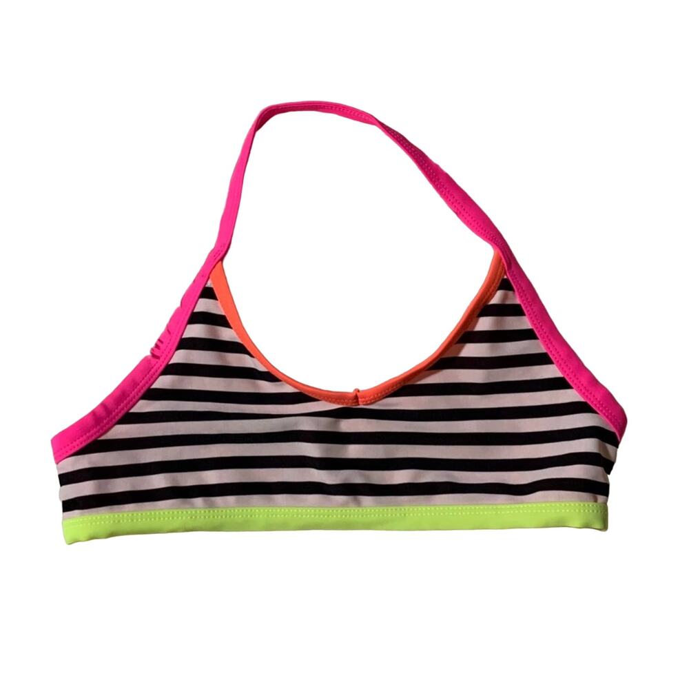 The Children’s Place Neon and Striped Swim Top L